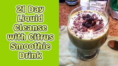 21 Day Liquid Cleanse with Citrus Smoothie Drink