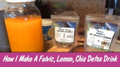 How I Make A Fulvic, Lemon, Chia Detox Drink