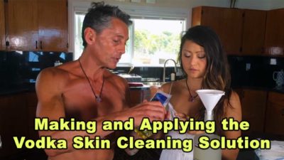 Making and Applying the Vodka Skin Cleaning Solution