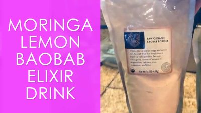 Moringa Lemon Baobab Elixir Drink