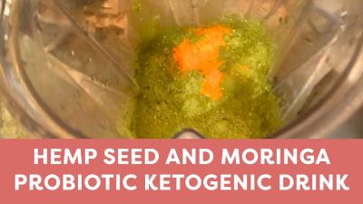 Hemp Seed and Moringa Probiotic Ketogenic Drink