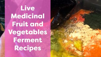 Live Medicinal Fruit and Vegetables Ferment Recipes