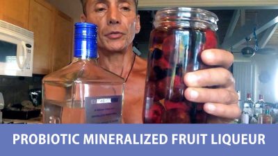 Probiotic Mineralized Fruit Liqueur