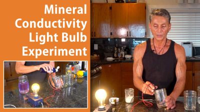 Mineral Conductivity Light Bulb Experiment