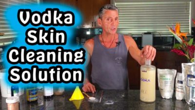 Vodka Skin Cleaning Solution